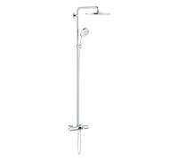 Grohe Rainshower SmartActive - Conjunto de ducha 310 con termostato de bañera de pared, 9,5 l/m, 3 chorros, cromo 26657000