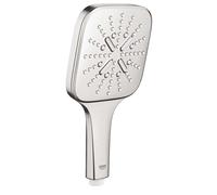 Grohe Rainshower SmartActive Cube - Cabezal de ducha, 130, 9,5 l/min, 3 chorros, supersteel 26582DC0