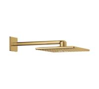 Grohe Rainshower brazo de ducha con efecto lluvia 31x31 cm cuadrada Brushed Cool Sunrise 26479GN0