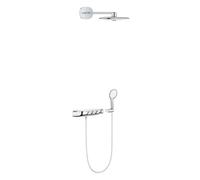 Grohe Rainshower SmartControl - Conjunto de ducha Duo empotrado con termostato, 36 cm, cromo 26443000
