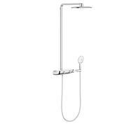 Grohe Rainshower SmartControl - Conjunto de ducha Mono con termostato, 36 cm, blanco luna 26361LS0