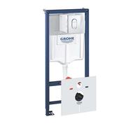 Grohe Rapid SL - Elemento de instalación empotrada Rapid SL, cisterna GD2, pulsador de descarga Arena Cosmo, cromo 38929000