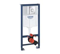 Grohe Rapid SL - Módulo de instalación empotrado para inodoro suspendido, pulsador Nova Cosmopolitan, cromo 38860000