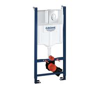 Grohe Rapid SL - Módulo instalación en pared para inodoro suspendido, cisterna GD2, pulsador de WC Skate Air, cromo 38745001