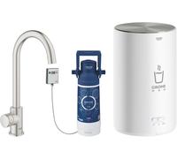 Grohe Red grifo con caldera de pie SuperSteel 30085DC1