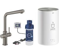 Grohe Red grifo de cocina con calentador de agua de pie Brushed Hard Graphite 30327AL1