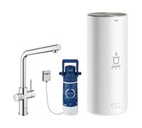 Grohe Red grifo de cocina con calentador de agua de pie StarLight Chrome 30325001