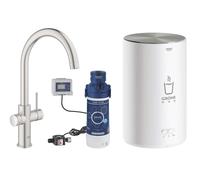 GROHE Grifo de cocina de pie Grohe Red SuperSteel 30083DC1