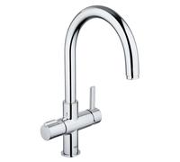 Grohe Red - Grifo monomando de fregadero Duo, cromo 30033000