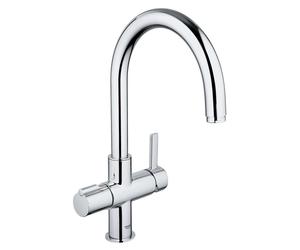 Grohe Red - Grifo monomando de fregadero Duo, cromo 30033000