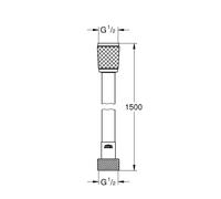 Grohe Relexaflex manguera de ducha 150 cm cromo 45973001