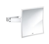 Grohe Selection Cube espejo cosmético 22.3x22.3 cm cuadrado cromo 40808000