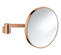 Grohe Selection espejo cosmético 20x20 cm redondo dorado 41077DA0