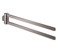 Grohe Selection - Toallero doble, giratorio, Hard Graphite 41063A00