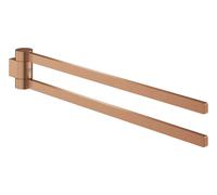 Grohe Selection - Toallero doble, giratorio, Warm Sunset cepillado 41063DL0