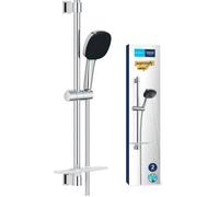 Grohe Set de Ducha Vitalio Comfort 110 26929001 con Rociador de 2 Chorros, Barra, Flexo y Estante - Cromo