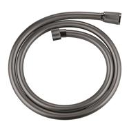 GROHE Silverflex - Flexo de ducha (1,25 m, resistente al calor, sistema anti-torsión, conexión universal G 1/2" x 1/2"), Grafito Oscuro, 28362A01