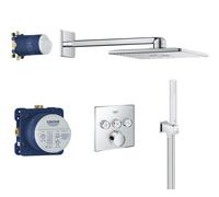 Grohe SmartControl conjunto de ducha empotrado con rociador con efecto lluvia StarLight Chrome 34712000
