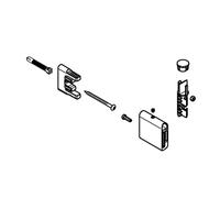 Grohe - Soporte para barra de ducha, Hard Graphite cepillado 48425AL0