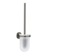 GROHE Start 41175AL0 - Juego de escobilla de Inodoro (Metal y Cristal, Montaje en Pared con fijación Oculta, Tornillos y Tacos incluidos), tamaño 398 mm, Gris Antracita Cepillado