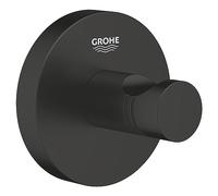 GROHE Start Colgador Individual QuickFix (apto para taladrar o pegar), Negro mate 411732430