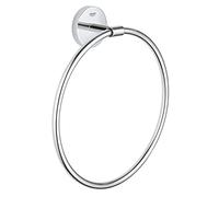 Grohe Start Cosmopolitan QuickFix - Toallero Individual de argolla, Cromo, para Pegar (Pegamento QuickGlue A1) o atornillar, Ref. 41167000