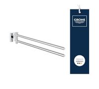 GROHE Toallero doble Start Cube 44 cm cromo 40976000