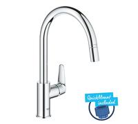 Grohe Start Curve - Grifo de fregadero con caño extraíble, cromo 30562000