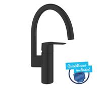 Grohe Start grifo de cocina de pie negro 304692430