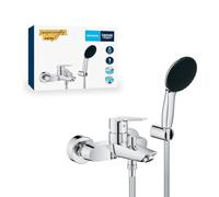 GROHE Mezclador monomando de pared QuickFix Start 25283002 – cromo, con accesorios