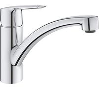 GROHE Grifo de cocina Start 30530002 StarLight Chrome QuickFix caño bajo extraíble giro 90°