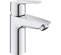 Grohe Start QuickFix- Grifo de lavabo monomando M (vaciador automático, menor consumo de agua, instalación rápida, altura 165mm), cromo, 24166003