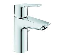 Grohe Start QuickFix- Grifo de lavabo monomando S (vaciador automático, menor consumo de agua, instalación rápida, altura 165 mm), cromo, 31137002