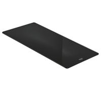 GROHE Tabla de cortar de cristal, tabla de cortar sobre el fregadero de la cocina, 240 x 490 mm, grosor 5 mm, a prueba de roturas, apta para lavavajillas, negra, 40787K00