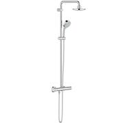 GROHE Tempesta Cosmopolitan 160 - Columna de ducha con termostato (ahorro de agua, 2 tipos de chorro, sistema antical), cromo, 27922000
