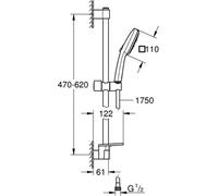 GROHE Tempesta Cube 110, 1 unidad