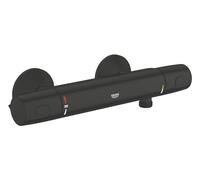 GROHE Grifo termostático de ducha Precision 1022172432 negro mate, ahorro de agua
