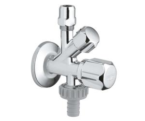 Grohe Universal - Válvula angular combi, original WAS, cromo 22035000
