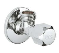 Grohe Universal - Válvula angular universal, paquete de 10 uds, cromo 2201600M