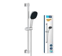 GROHE Conjunto de ducha Vitalio Comfort a pared 2 chorros flexo y barra cromo 26398001