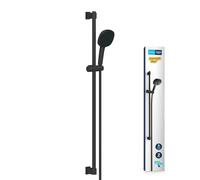 GROHE Conjunto de ducha Vitalio Comfort – barra 900 mm QuickFix, 2 chorros, negro mate
