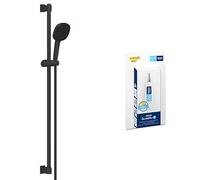 GROHE Vitalio Comfort 110 QuickFix + QuickGlue S - Set de ducha (Ducha de mano cuadrada 11cm, 2 rociadores, Manguera de ducha 1,75m, Barra 90cm, Water Saving, fácil de instalar),269302431