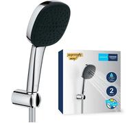 Grohe Vitalio Comfort 110 Set de ducha con rociador de 2 chorros, soporte y flexo
