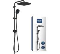 Grohe Vitalio Comfort 250 Columna de ducha con desviador manual - Negro mate