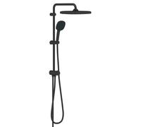 GROHE Conjunto de ducha Vitalio Comfort 266982431 – rociador con efecto lluvia, a pared, negro