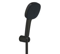 Grohe Vitalio Comfort - Conjunto de alcachofa de ducha, barra y manguera, 2 chorros, negro mate 263992431