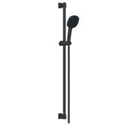 Grohe Vitalio Comfort - Conjunto de alcachofa de ducha, barra y manguera, 2 chorros, negro mate 269302431