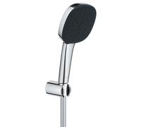 GROHE Conjunto de ducha a pared Vitalio Comfort, alcachofa 3 chorros, flexo 1,5 m, cromo 26176001