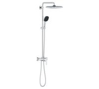 Grohe Vitalio Comfort - Conjunto de ducha con grifo, 25x25 cm, 2 chorros, cromo 26985001