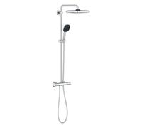 Grohe Vitalio Comfort - Conjunto de ducha con termostato, diámetro 25 cm, cromo 26697001